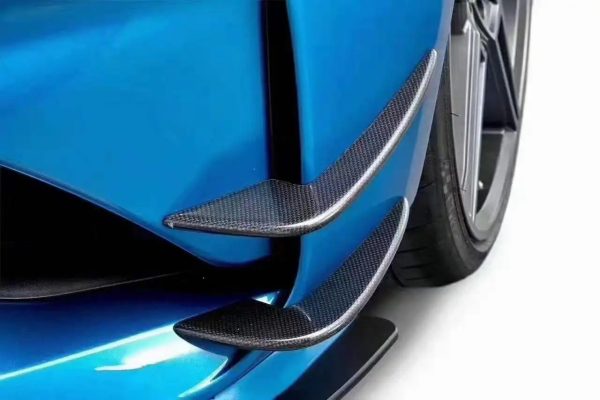 BMW M2 F87 AC style Pre-Preg Carbon Canards 2