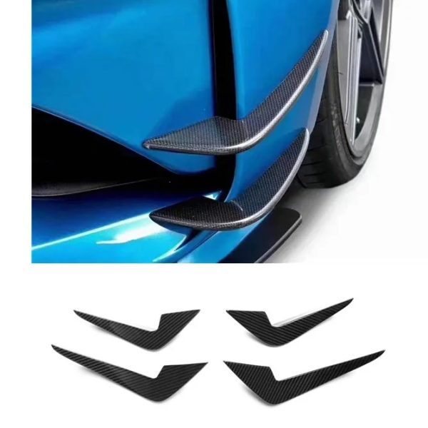 BMW M2 F87 AC style Pre-Preg Carbon Canards 3