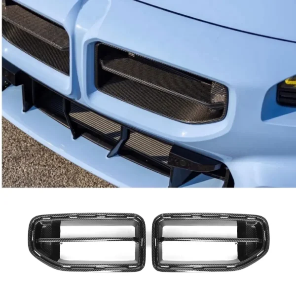 BMW M2 G87 MP style Pre-Preg Carbon front grilles