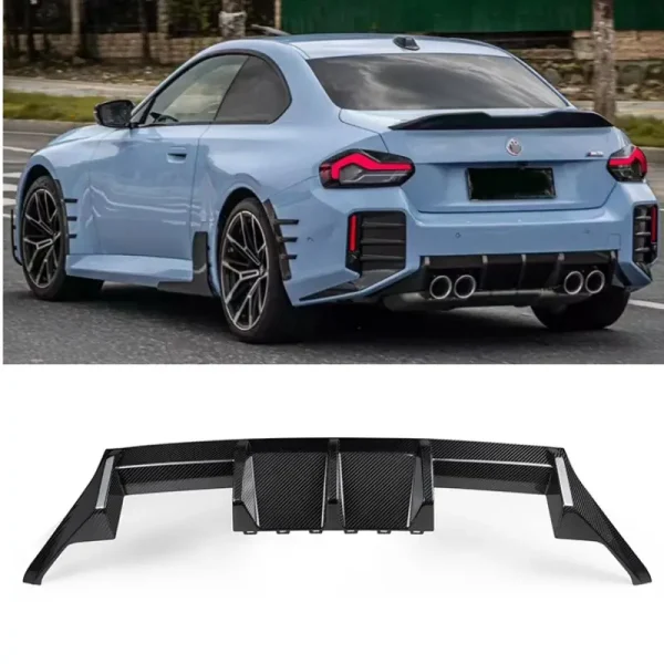 BMW M2 G87 OEM style Pre-Preg Carbon rear diffuser