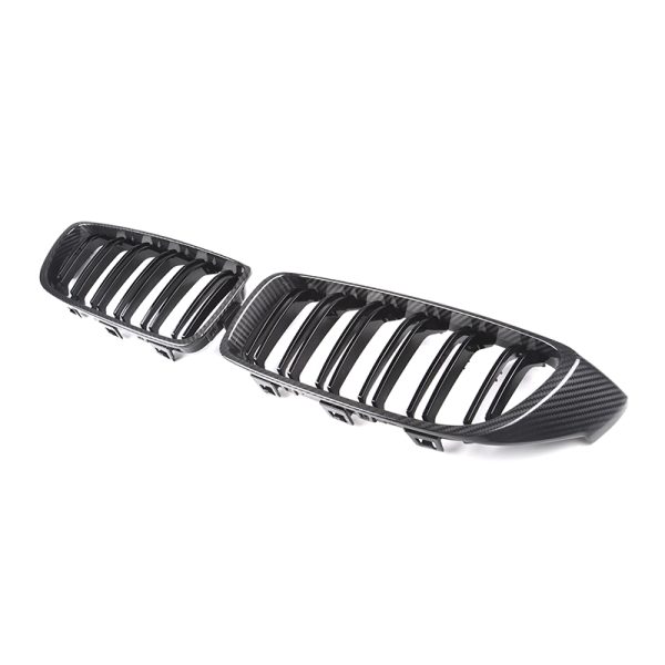 BMW F32 Pre-Preg Carbon dual slat grilles