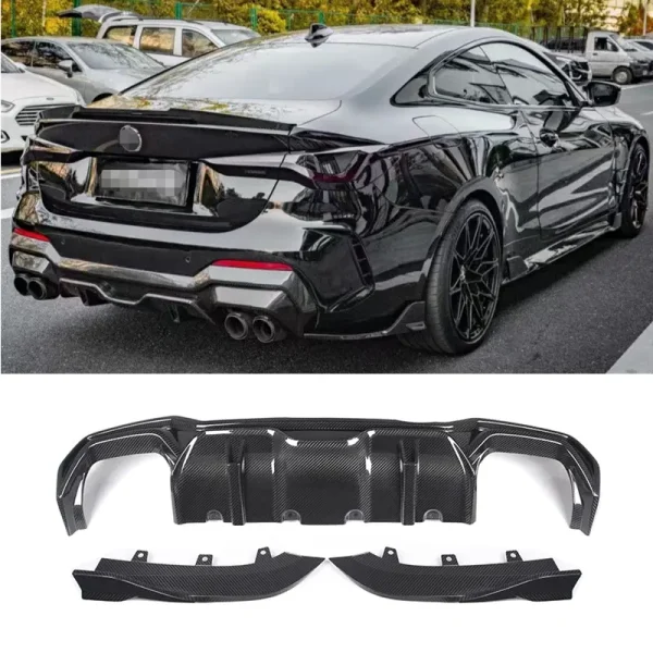 BMW G22:23 Pre-Preg Carbon SQ style rear Diffuser