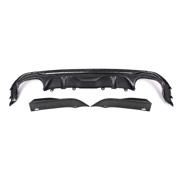 BMW G26 Pre-Preg Carbon SQ style rear Diffuser for quad exhaust