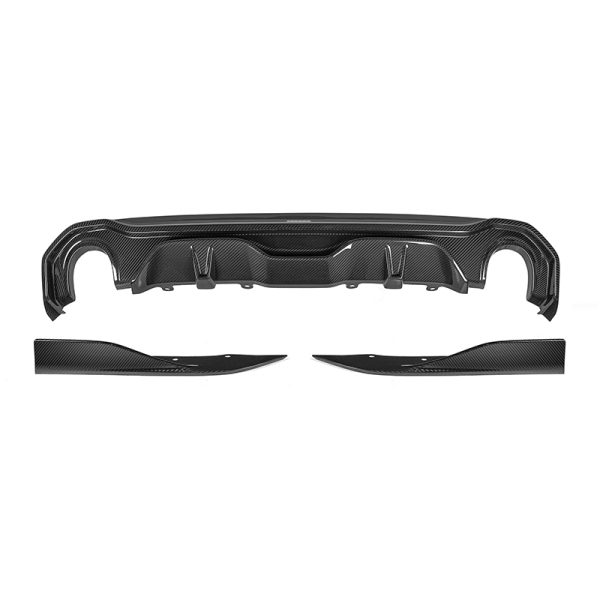 BMW G26 Pre-Preg Carbon X style rear Diffuser for dual exhaust