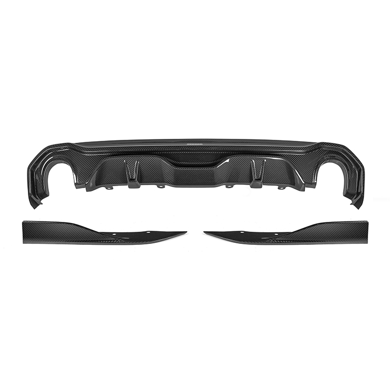 BMW G26 Pre-Preg Carbon X style rear Diffuser for dual exhaust