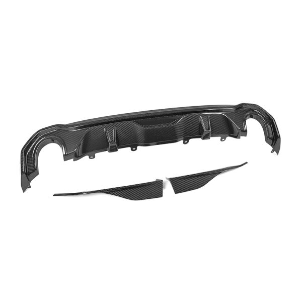 BMW G26 Pre-Preg Carbon X style rear Diffuser for dual exhaust