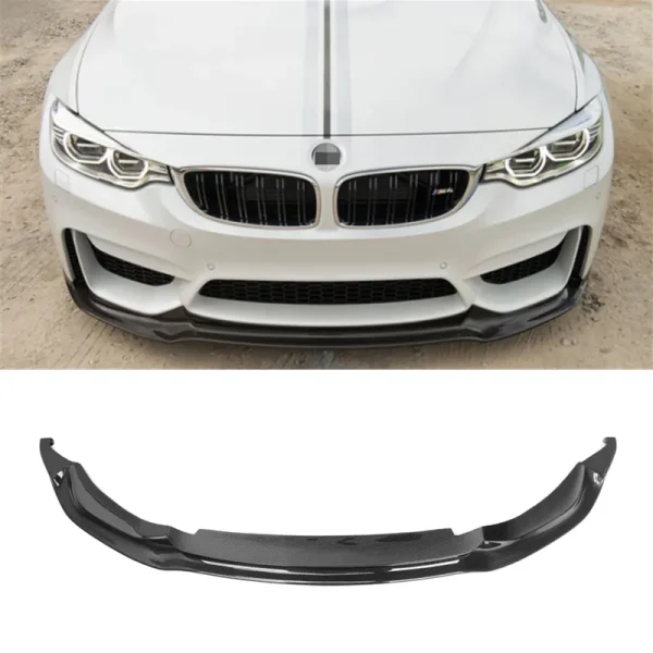 BMW M3:4 F80:82 Pre-Preg Carbon V style front lip