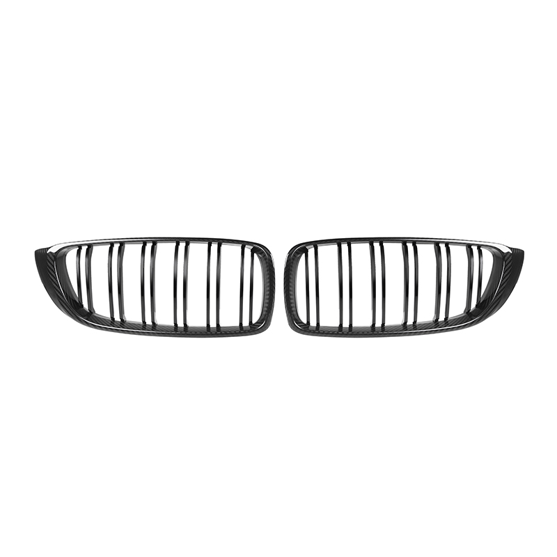 BMW M3:4 F80:82 Pre-Preg Carbon dual slat grilles