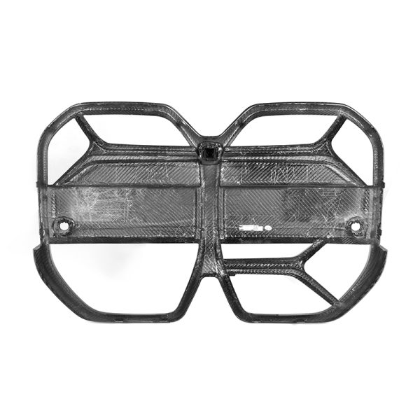 BMW i4 Pre-Preg Carbon CSL style front Grilles with ACC