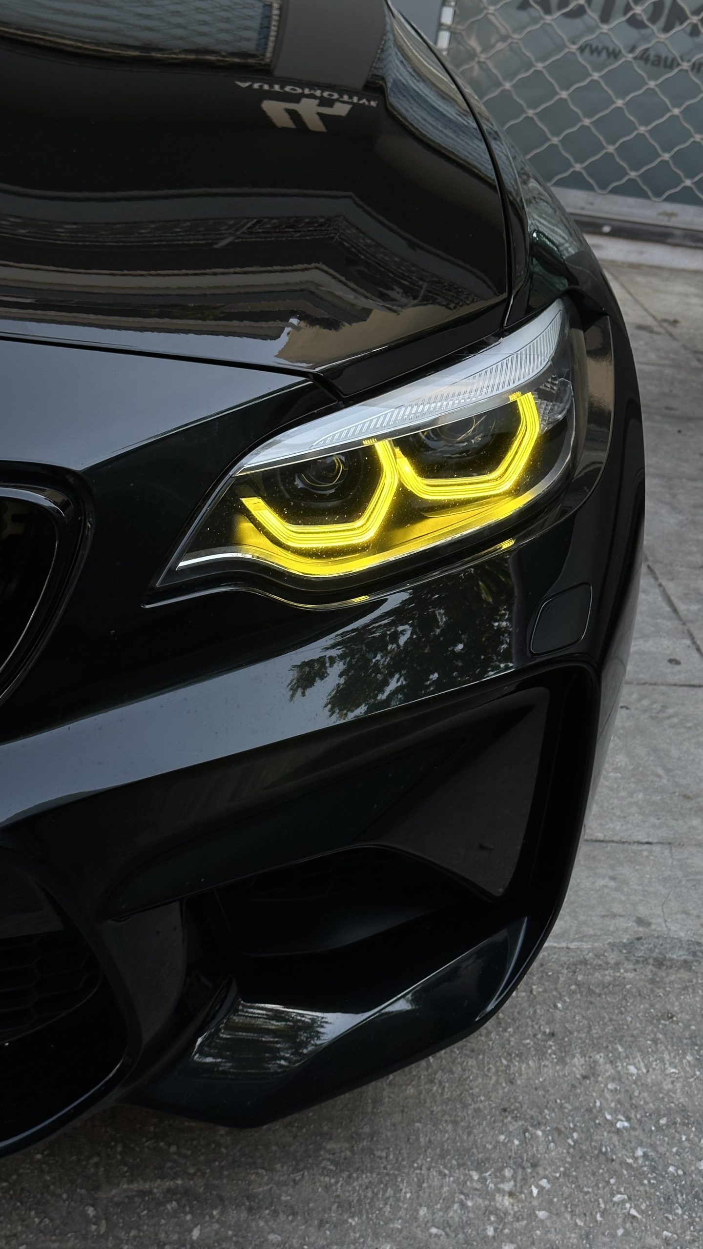 bmw m2 f87 led yellow drl f22