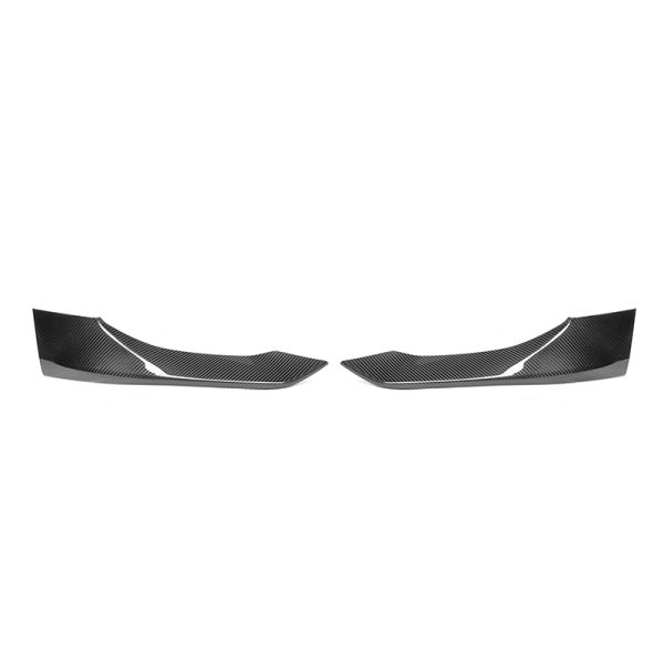 BMW G14/15/16 M Sport Pre-Preg Carbon X style front bumper Splitters