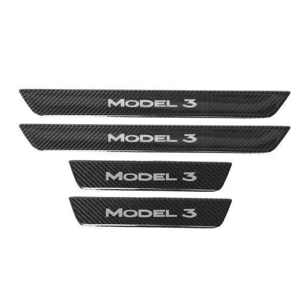 Tesla Model 3/Y Pre-Preg Carbon Threshold Strip