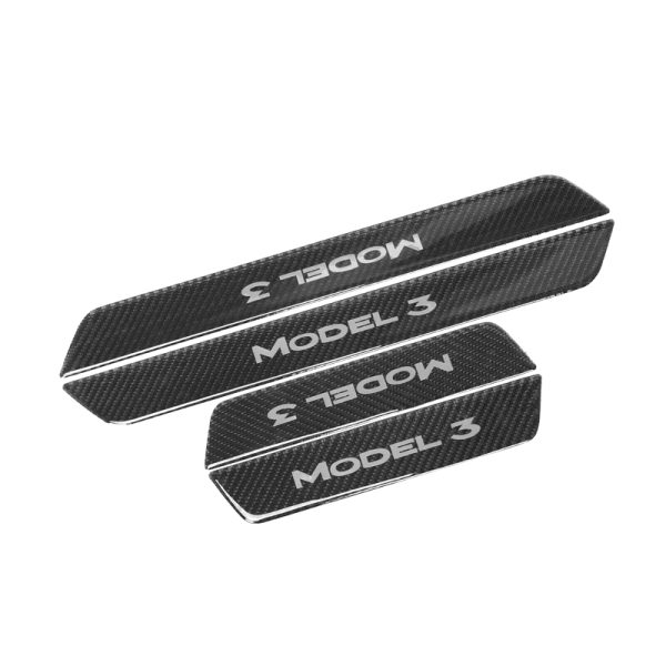 Tesla Model 3/Y Pre-Preg Carbon Threshold Strip