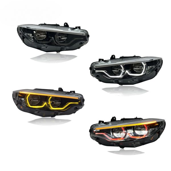 BMW F32 / M4 F82 / M3 F80 LED 3 Colour DRL Headlights V1