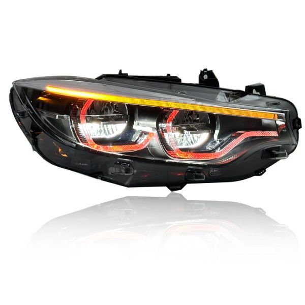 BMW F32 / M4 F82 / M3 F80 LED 3 Colour DRL Headlights V1